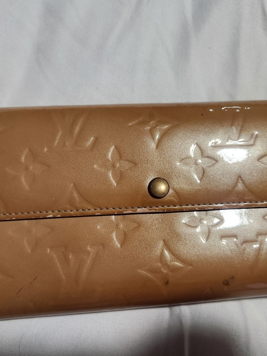 Louis Vuitton Handbags - Louis Vuitton Vernis Tan Patent Leather Long Wallet